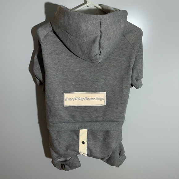 Boxer Winter Fleece Lined Sweatshirt suit hoodie Size 32 - Picture 4 of 6